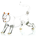 Tiger - shaped  Lead Free Crystal Liquor Decanter with